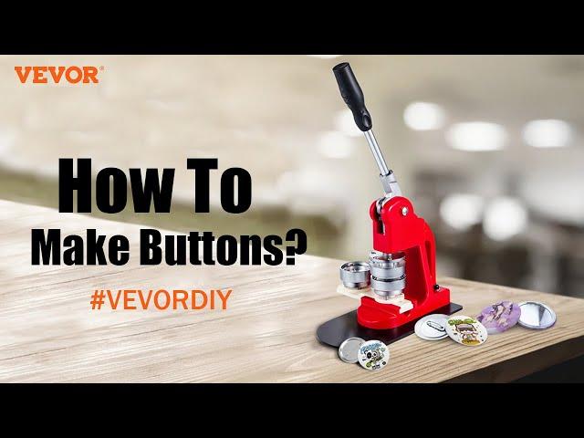 How To D.I.Y an Attractive & Fashionable Badge with VEVOR Button Maker?