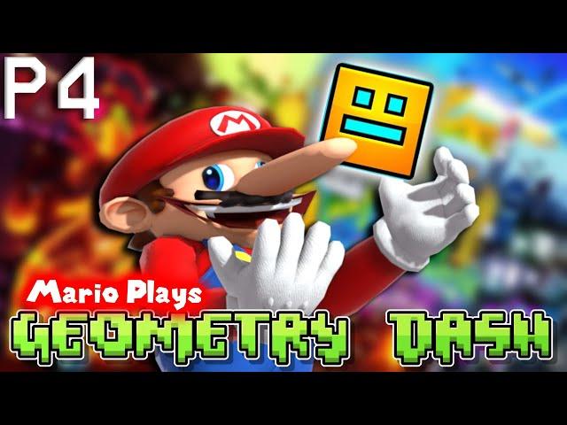 Mario plays: GEOMETRY DASH PART 4!!