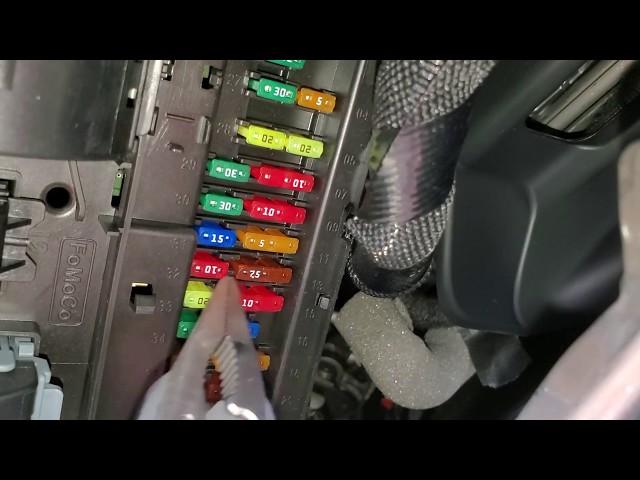 2019 Ford Ranger AC Fuses & AC Relay