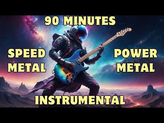 Cosmic Overload: Epic Instrumental Power & Speed Metal (1.5 Hours)