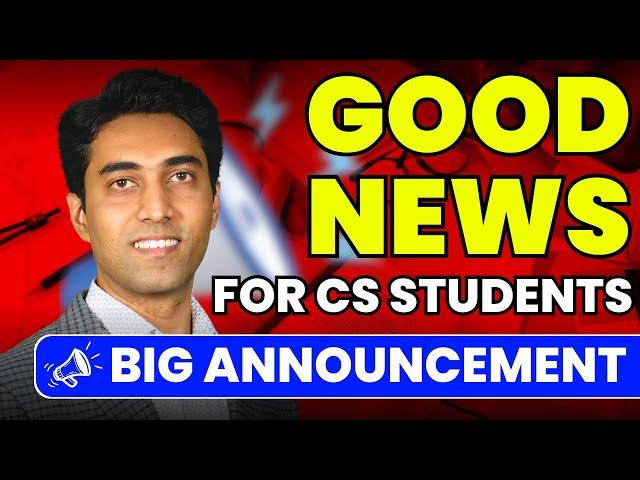 GOOD NEWS for CS Students - New Batch Announcement 2024