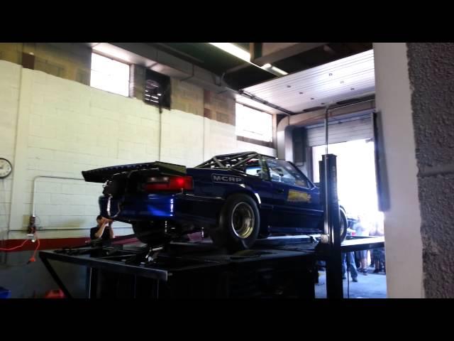 1004hp melting tires on a dyno...