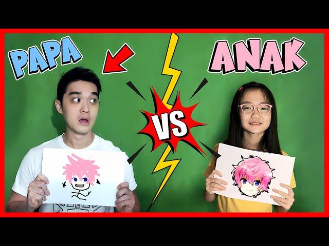 SPECIAL VIDEO !! LOMBA MENGGAMBAR PAPA VS ANAK !! Feat @sapipurba Roblox