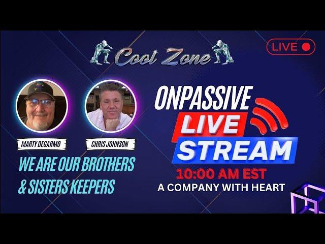 LIVE STREAM - MARTY & CHRIS - SHARING THE DREAM.