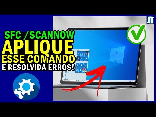 Como USAR o COMANDO SFC \SCANNOW para CORRIGIR TODOS os ERROS do WINDOWS