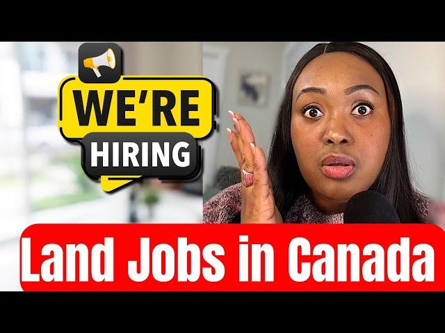 LAND A JOB FAST IN CANADA | 5 TOP JOBS FOR IMMIGRANTS for 2024