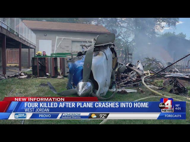 Neighbor reacts to aftermath of West Jordan plane crash