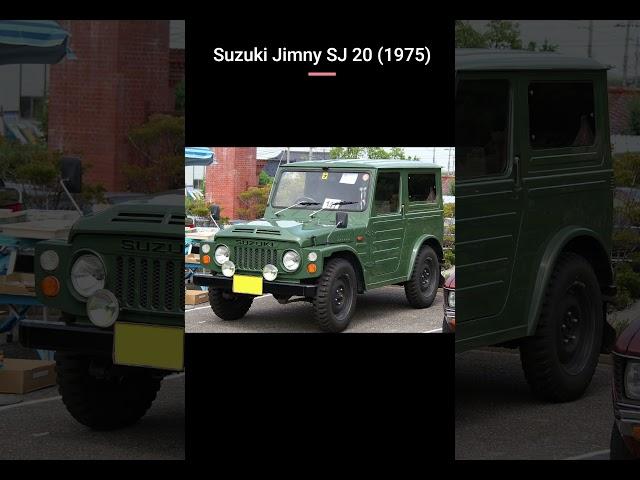 Suzuki Jimny Evolution from 1970 to 2023  | History of Suzuki Jimny | 5 Door Maruti Jimny India 2023