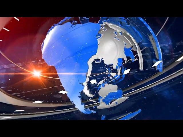 3d earth globe world news intro template