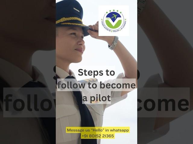 Become a Pilot ‍️#pilot #becomeapilot #flyhigh #pilottraining #aviation