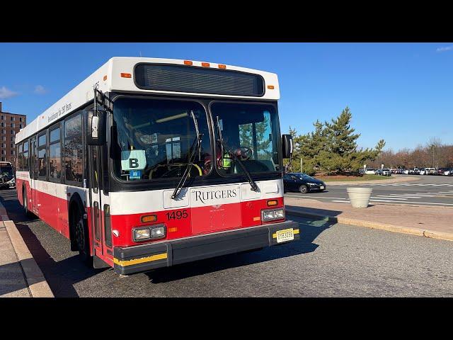 Rutgers Bus 1495 Last Ride - 2007 New Flyer D40LF - 12/1/22