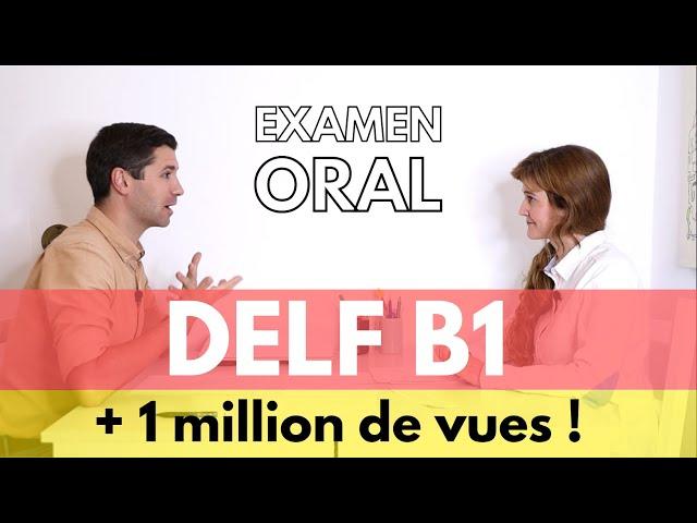 DELF B1 | French Speaking test | Full exam