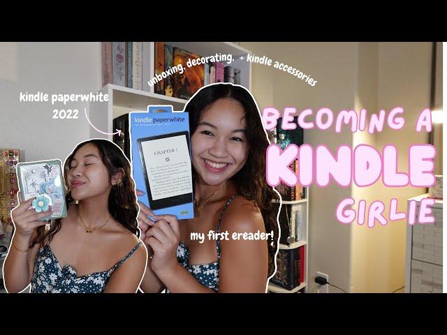 I got my first kindle!   | kindle unboxing + decorating