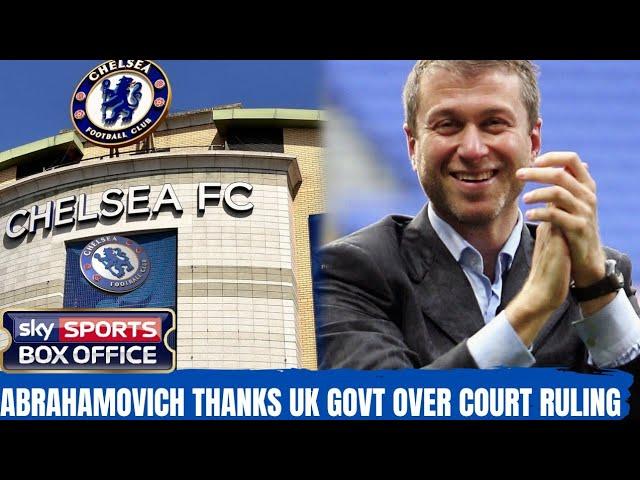 "Roman Abramovich's Stunning Comeback: Court Rules Chelsea FC Sale Unlawful!"