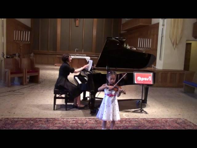 2016 Opus 1 Music Studio Summer Recital - Tian-Tian Lu, Violin