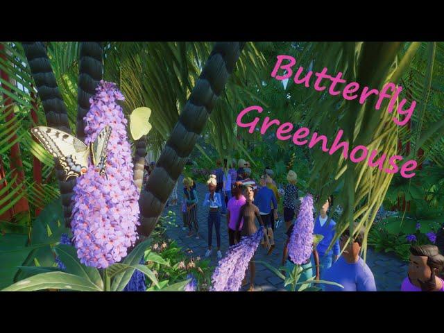 Greenhouse and Butterflies - Backyard Zoo - Planet Zoo