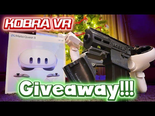 Quest 3 and KobraVR Gunstock Giveaway