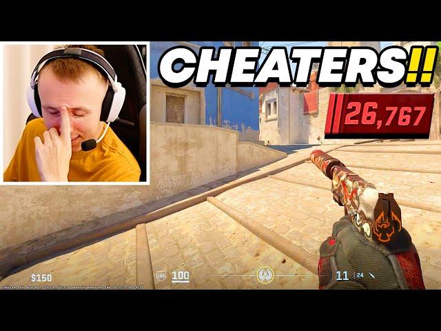 ROPZ GETS DESTROYED BY CHEATERS IN CS2 PREMIER MODE!!