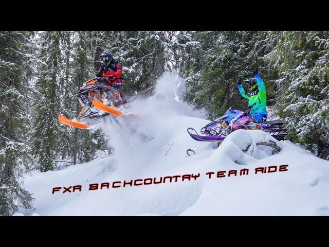 FXR Backcountry team ride i Arjeplog