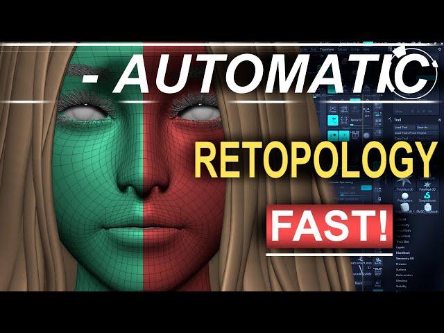 ZBrush - Z-REMESHER Explained (In 3 MINUTES!!)