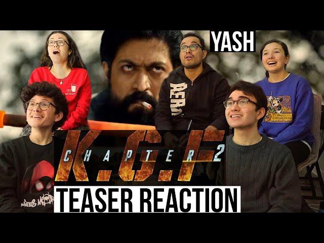 KGF Chapter 2 Teaser REACTION! | YASH | Sanjay Dutt || MaJeliv Reactions | Don’t mess with Rocky!