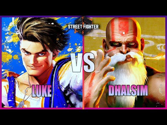 Street Fighter 6LUKE/CHUN-LI VS DHALSIM#replay #sf6