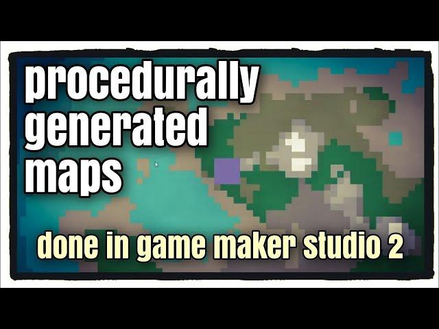 Procedural Terrain / Random Map Generator in Game Maker Studio 2