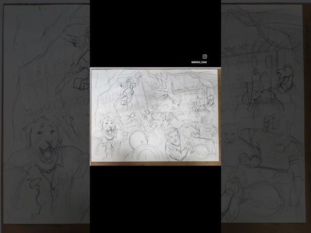 상황표현 #그림 #디지털드로잉 #illustration #만화학원 #일러스트 #일러스트학원
