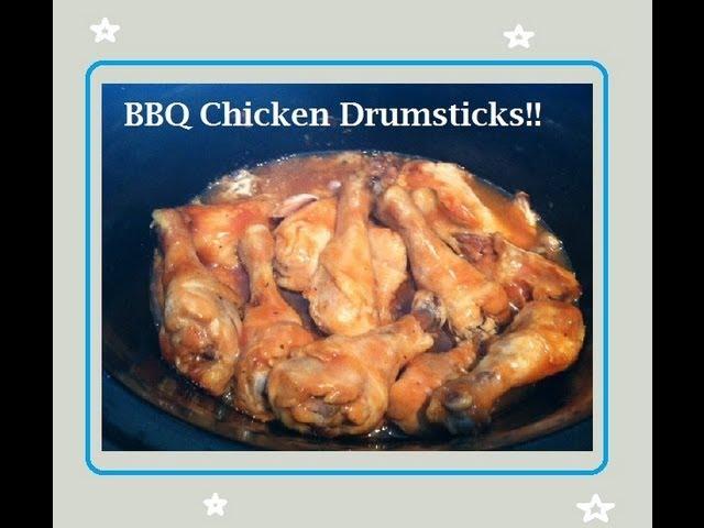 Cookw/Sofia: BBQ Chicken Drumsticks (Crock-Pot)