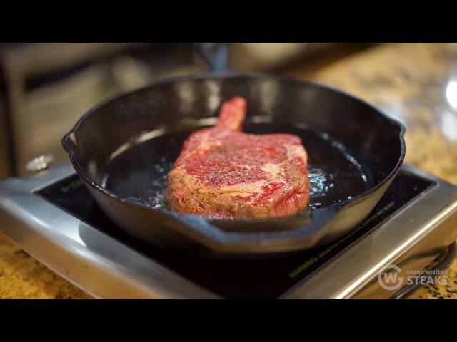 Ribeye Steak Recipe: Cast Iron Bone-In Ribeye Steak (Cowboy Steak)