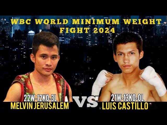 JULY 7 2024:Winasak ang Undefeated na Dayuhang Mexican.Melvin Jerusalem(PH) vs Luis Castillo(Mexico)