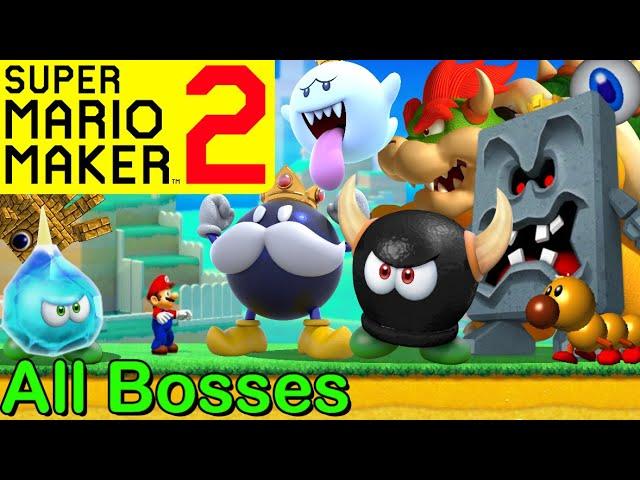 Mario Maker 2 - ALL SUPER MARIO 64 BOSSES (Super Mario Maker 2 Boss Battles)