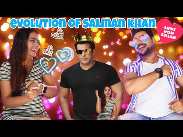 Evolution of  SALMANKHAN #salmankhan reaction video