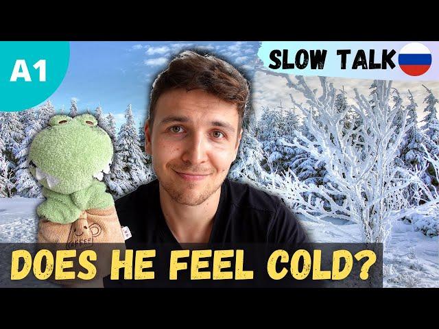 Easy Conversation in Russian | Talking about weather | Comprehensible Input | Slow Russian | A1 lev.