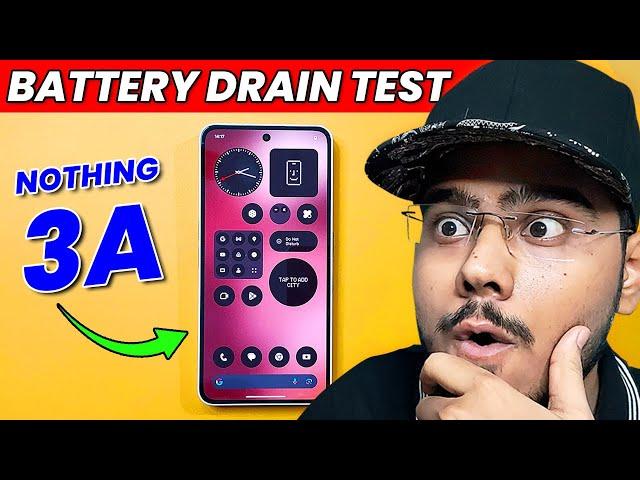 Nothing Phone 3a Battery Drain Test - *Heating Issues*