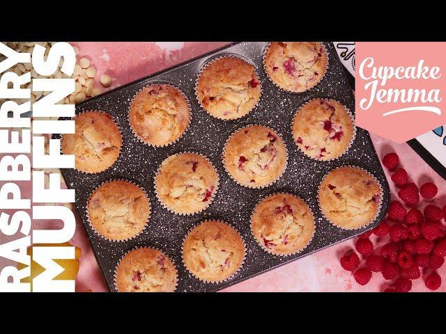 Raspberry Muffins Recipe | Mindful, Adaptable & Delicious! | Cupcake Jemma