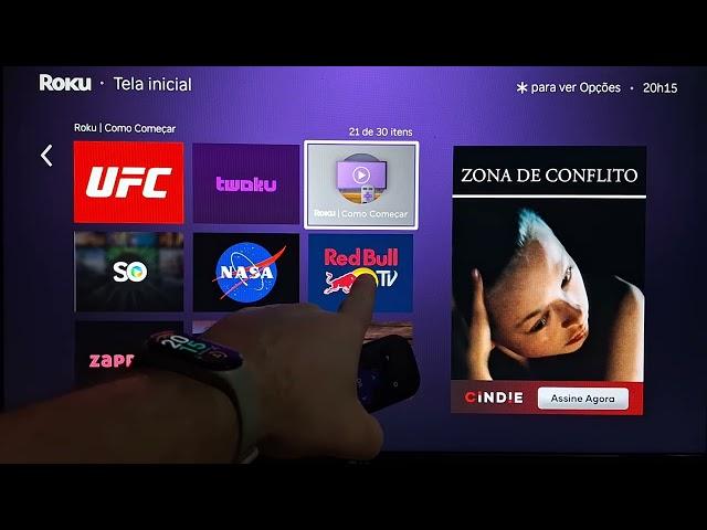 como desinstalar e remover aplicativos das tvs roku Aoc, Tcl, Philco, Roku express e mais