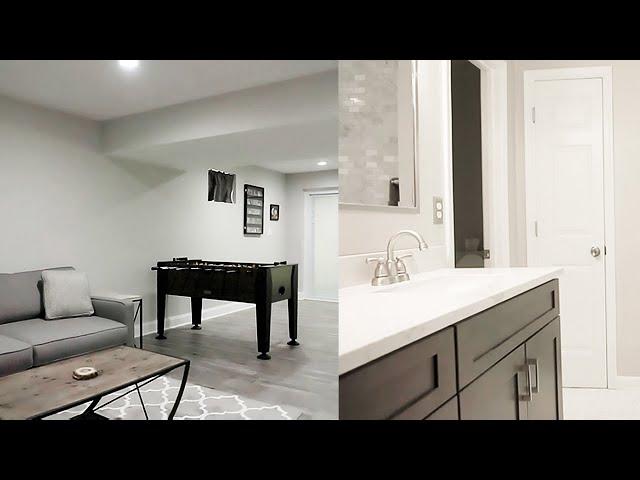 Basement Transformation and Bathroom Upgrade with Dream Design Construction