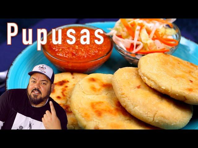 How To Make Pupusas - Pork and Cheese Pupusas with Curtido and Salsa