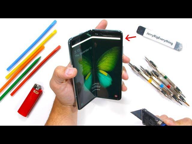 Samsung Galaxy Fold Durability Test! - Is it STILL fragile?!