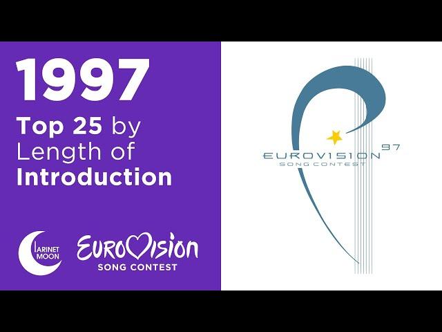 All Eurovision 1997 Song Intros Sorted by Length