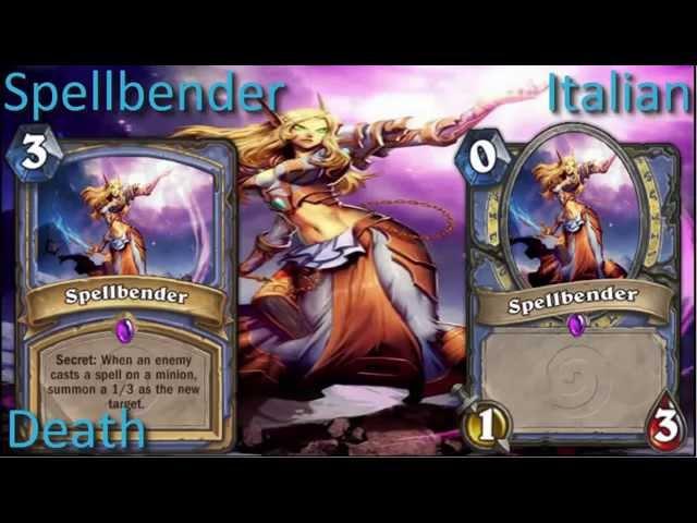 Spellbender card sounds in 12 languages -Hearthstone