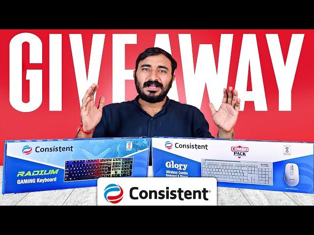 Unboxing & Giveaway: Consistent Radium Gaming Keyboard & Consistent Glory Wireless Combo | IT Voice