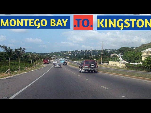 Driving From Sangster International Airport Montego Bay To Kingston Jamaica