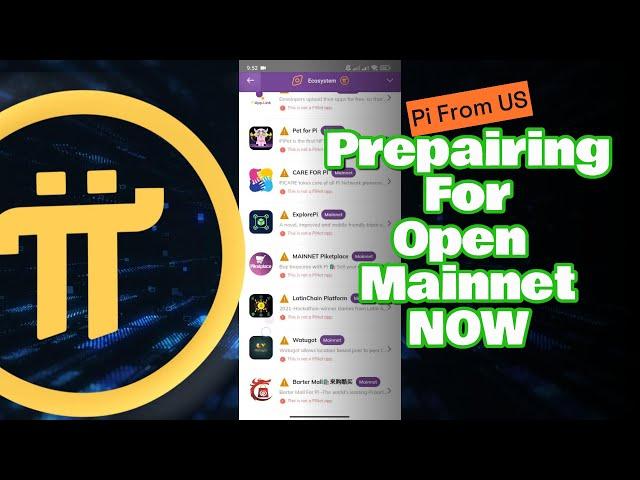 Prepairing for Open Mainnet NOW