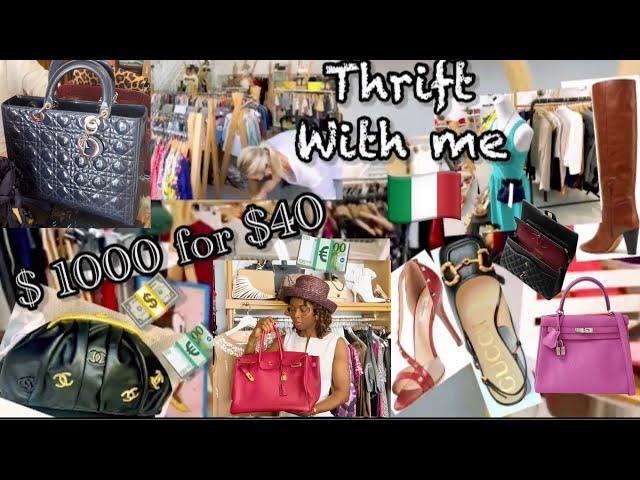 Vintage Designer Thrift Stores Venice  Thrift Shopping Found Hermès, Chanel,Prada,LV,Dior & More