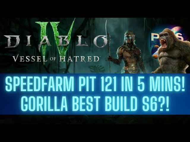 Diablo 4 | SPEEDFARMING Pit 121 in 5 MINUTEN! Crushing Hands BEST BUILD SEASON 6