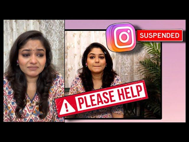 ‼️️ Need HELP  My Instagram page is Suspended  Need support / Vaishali Mitra