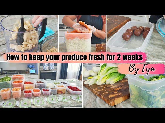 How to store vegetables in Fridge / keep your produce fresh longer (2 weeks and more)