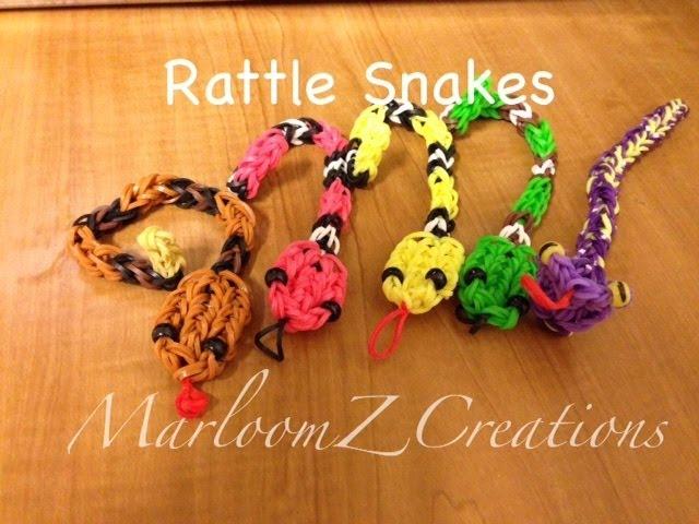 Rainbow Loom Rattle Snake Charm Gomitas Serpent